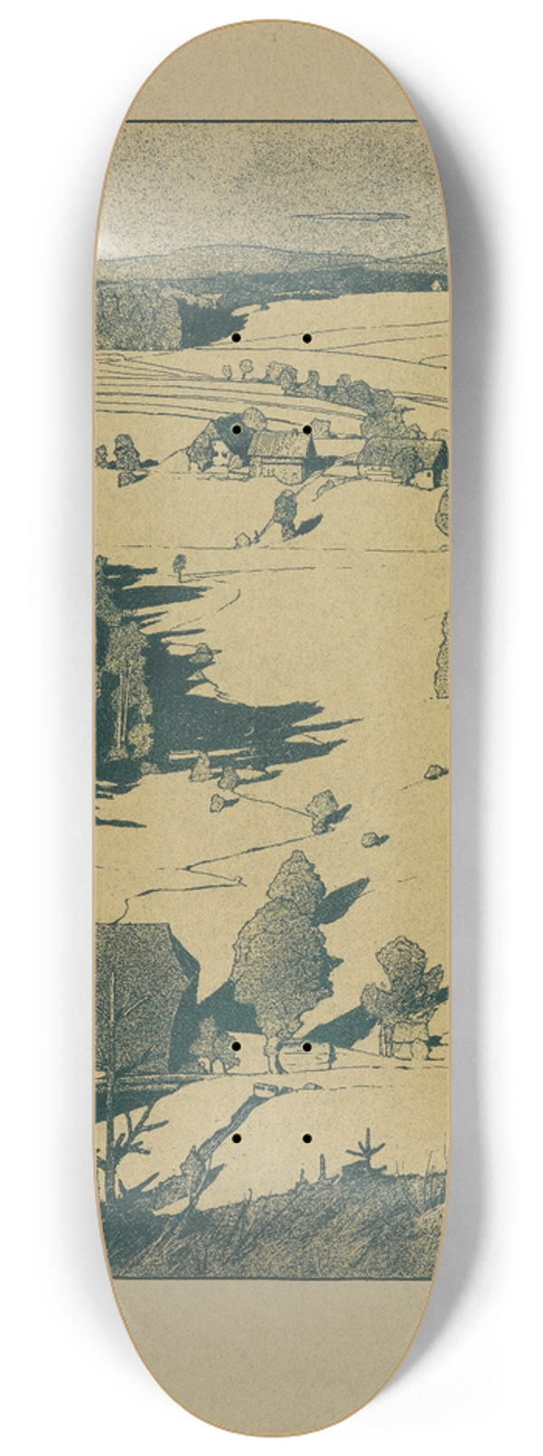 Gustav Kampmann - Glasbachthal 8.25 inch art skate deck