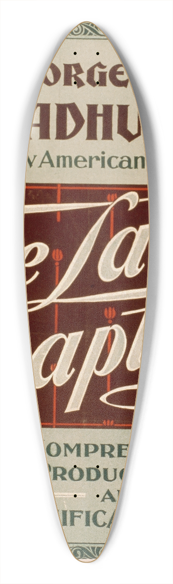 U.S. Lithograph Co. - The last chapter a comprehensive production and significant cast. 39.3 inch art pintail longboard deck