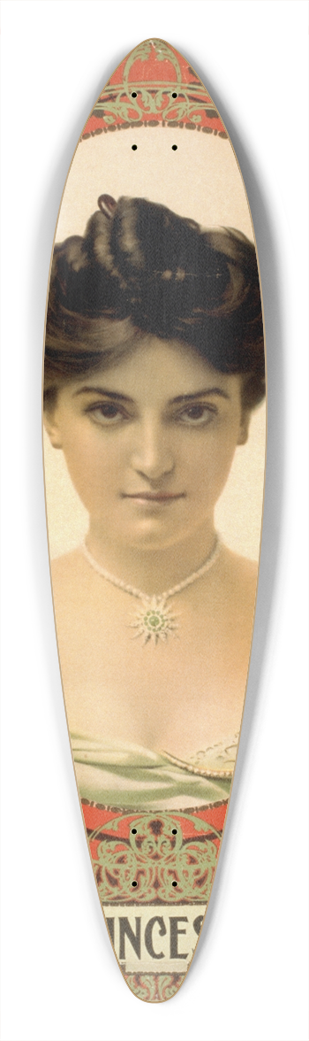 U.S. Lithograph Co. - The Princess Chic 39.3 inch art pintail longboard deck