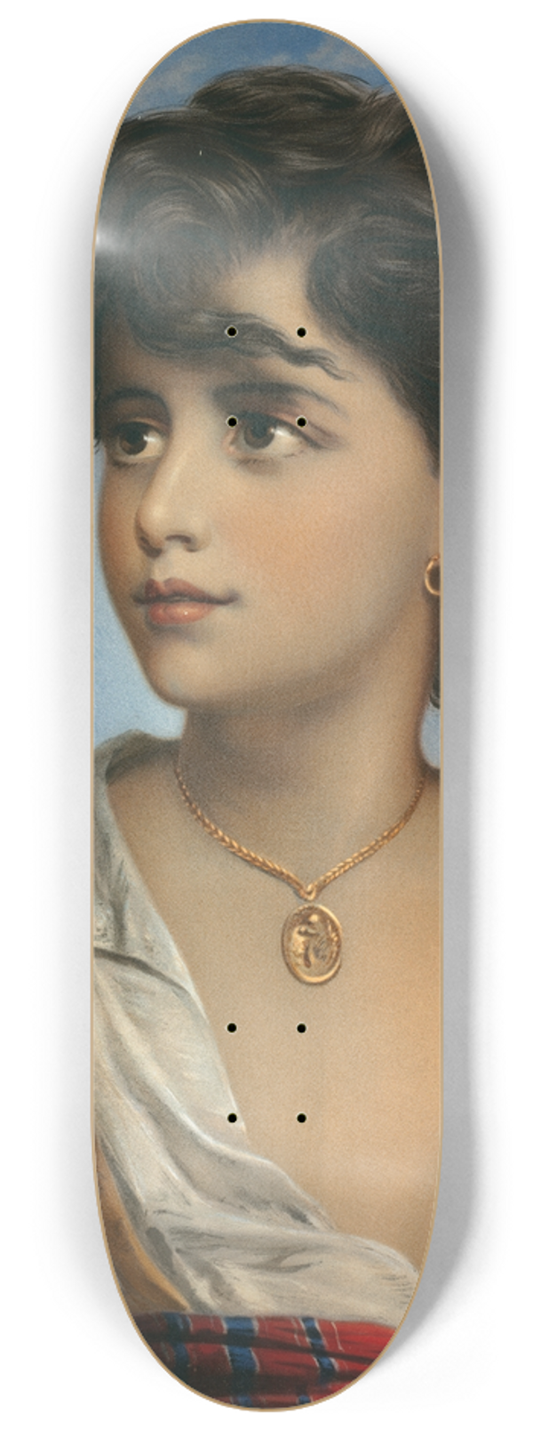 Gustav Karl Ludwig Richter - Neapolitan Fisher Boy 8.25 inch art skate deck