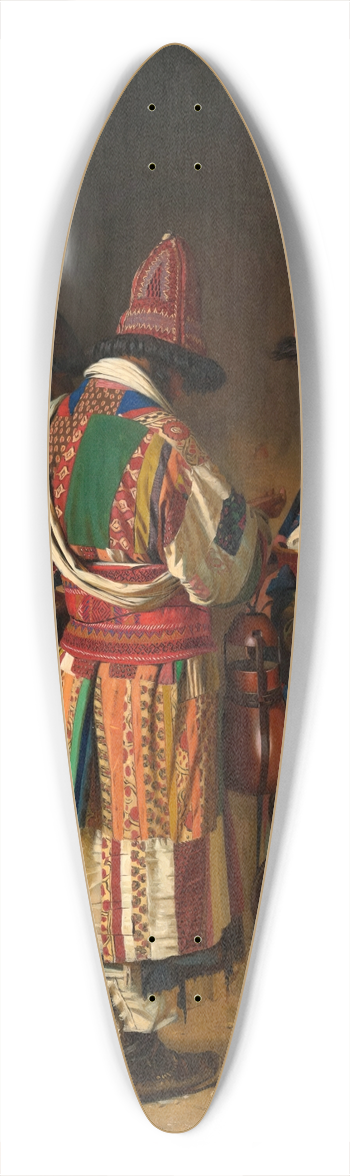 Vasily Vereshchagin - Dervishes in Festive Attire 39.3 inch art pintail longboard deck