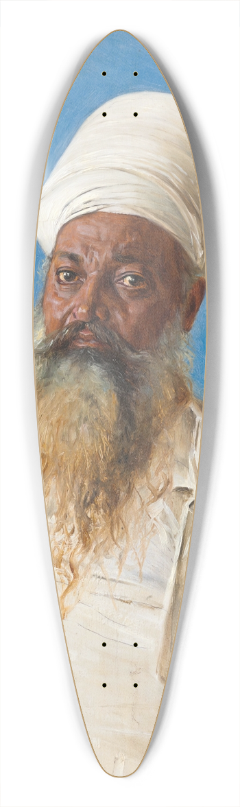 Vasily Vereshchagin - Parsi priest (fire worshiper). Bombay 39.3 inch art pintail longboard deck