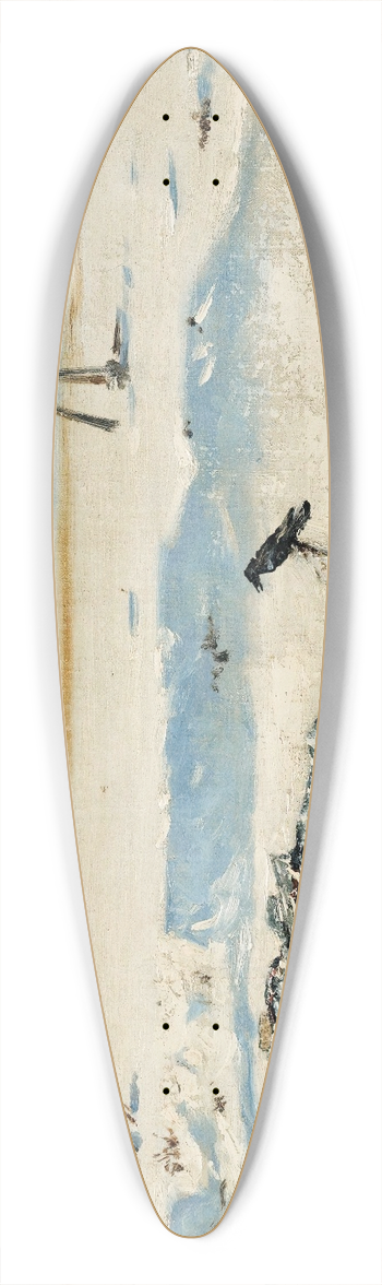 Vasily Vereshchagin - The Fallen Soldier 39.3 inch art pintail longboard deck