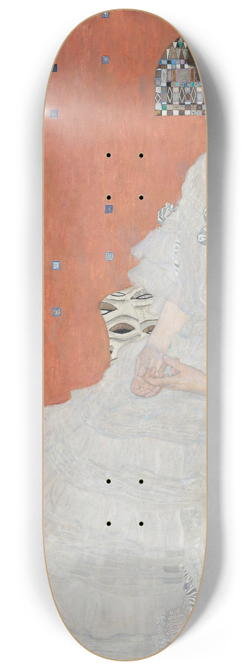 Gustav Klimt - Fritza Riedler 8.25 inch art skate deck
