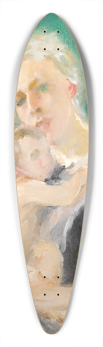 Venny Soldan-Brofeldt - Self-Portrait 39.3 inch art pintail longboard deck