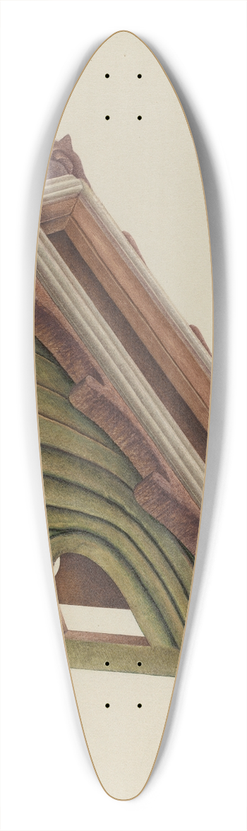 Vera Van Voris - Missal Holder 39.3 inch art pintail longboard deck