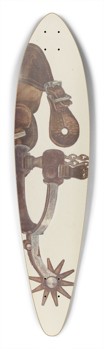 Verna Tallman - Spur 39.3 inch art pintail longboard deck