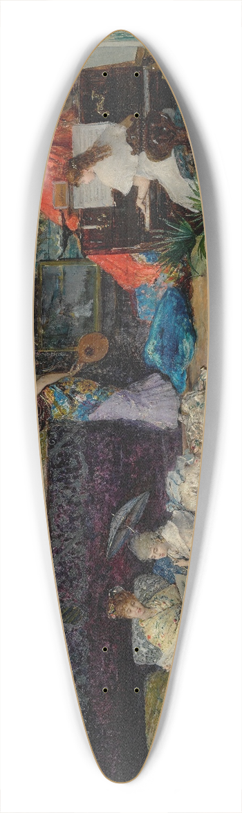 Vicente Palmaroli y Gonzlez - In The Studio 39.3 inch art pintail longboard deck