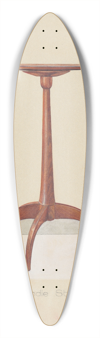 Victor F. Muollo - Shaker Table 39.3 inch art pintail longboard deck