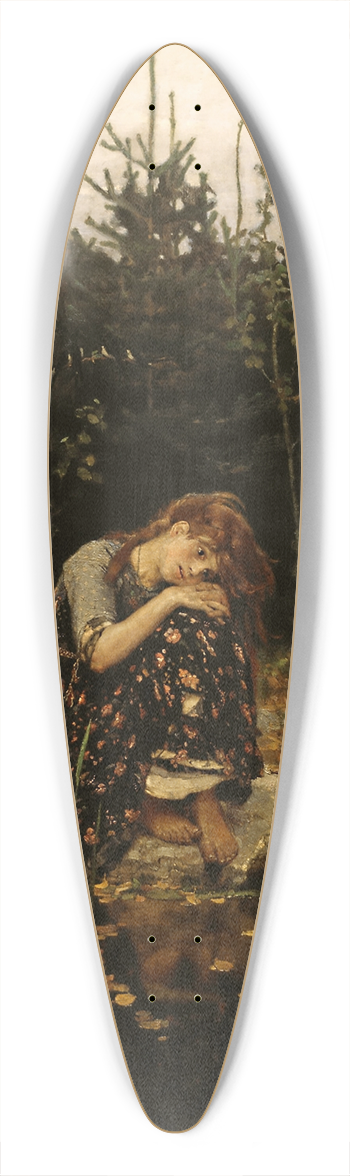 Victor Mikhailovich Vasnetsov - Alyonushka 39.3 inch art pintail longboard deck