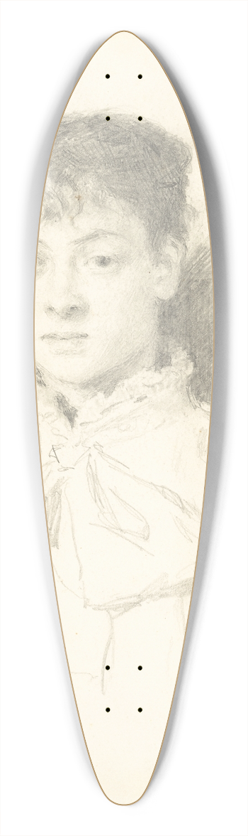 Victor Mikhailovich Vasnetsov - M. Yakunchikova 39.3 inch art pintail longboard deck