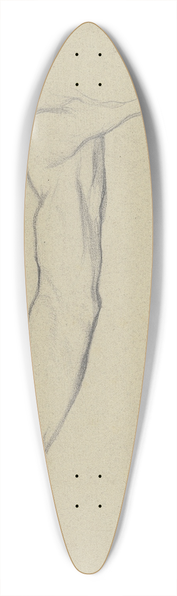 Victor Mller - Ausgestreckter rechter Arm eines mnnlichen Aktes 39.3 inch art pintail longboard deck