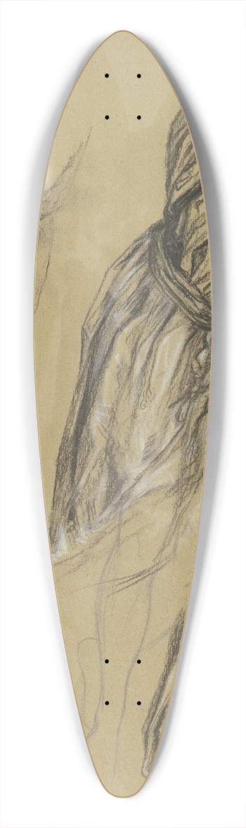Victor Mller - Drei Gewandstudien einer nach rechts gewandten Frauenfigur 39.3 inch art pintail longboard deck