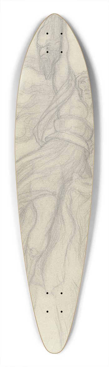 Victor Mller - Tomyris mit dem Haupte des Kyros zu Pferde 39.3 inch art pintail longboard deck