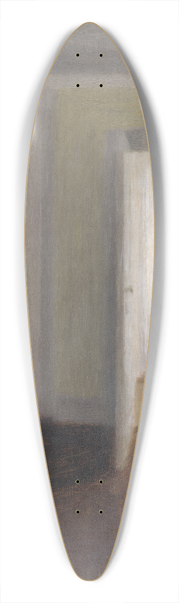 Vilhelm Hammershi - Interior. An Old Stove 39.3 inch art pintail longboard deck