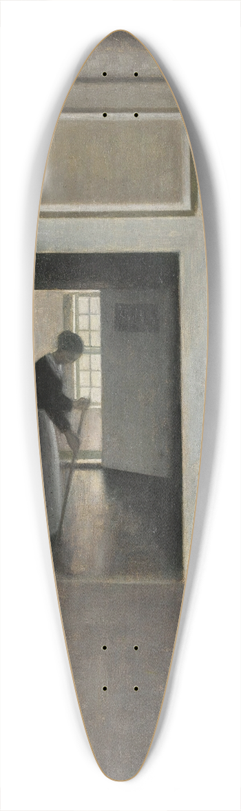Vilhelm Hammershi - Interior, Strandgade 30 39.3 inch art pintail longboard deck