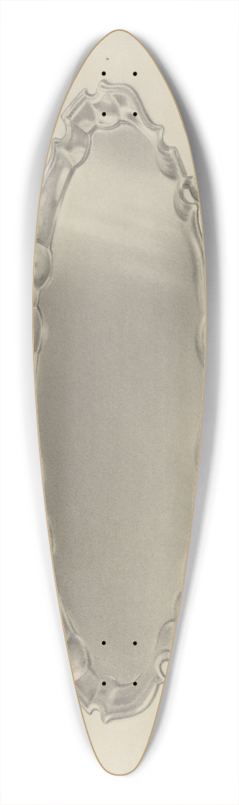 Vincent Carano - Silver Salver 39.3 inch art pintail longboard deck