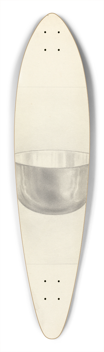 Vincent Carano - Silver Wine Tumbler 39.3 inch art pintail longboard deck