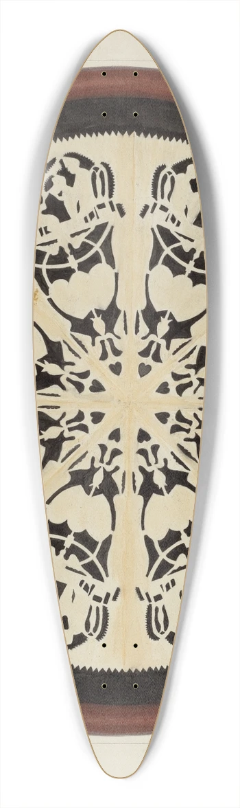 Vincent P. Rosel - Valentine 39.3 inch art pintail longboard deck