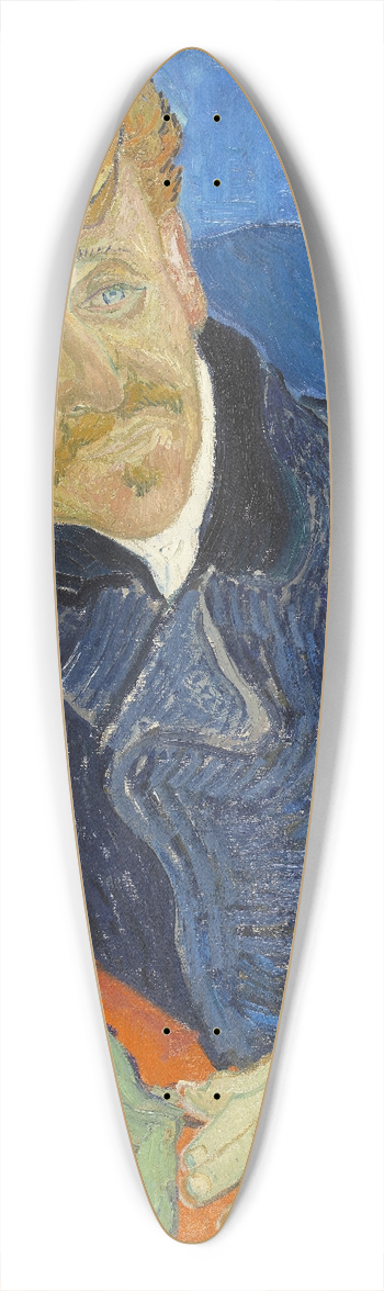 Vincent van Gogh - Dr Paul Gachet 39.3 inch art pintail longboard deck