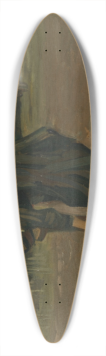Vincent van Gogh - Peasant Woman Digging Potatoes 39.3 inch art pintail longboard deck