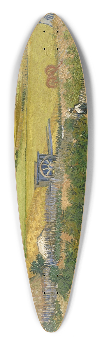 Vincent van Gogh - The harvest 39.3 inch art pintail longboard deck
