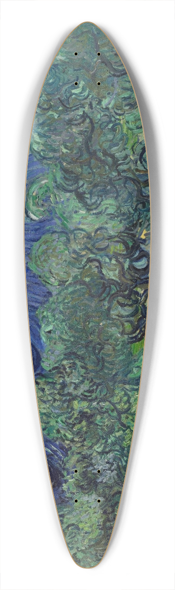 Vincent van Gogh - The Olive Trees 39.3 inch art pintail longboard deck