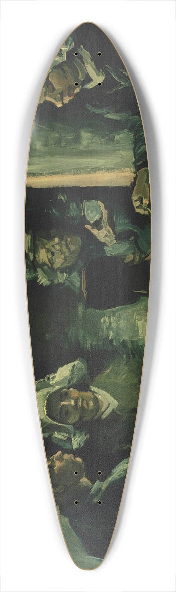 Vincent van Gogh - The Potato Eaters 39.3 inch art pintail longboard deck