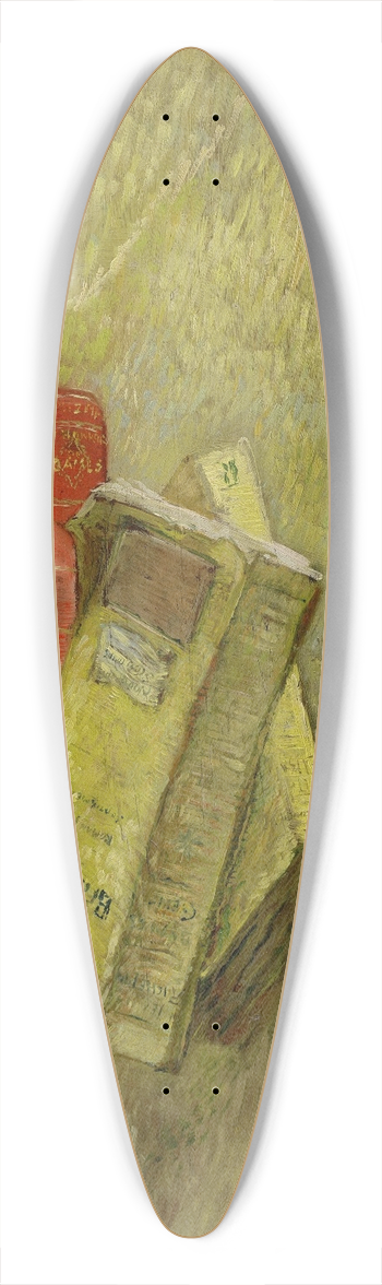 Vincent van Gogh - Three books 39.3 inch art pintail longboard deck