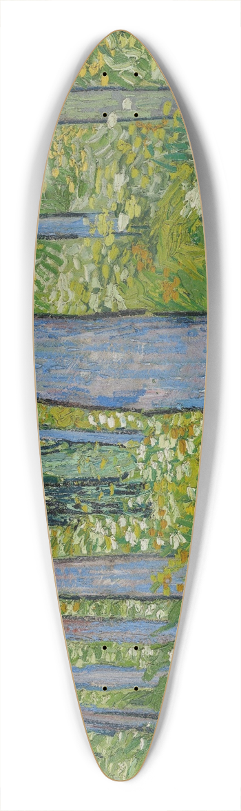 Vincent van Gogh - Undergrowth with two Figures 39.3 inch art pintail longboard deck