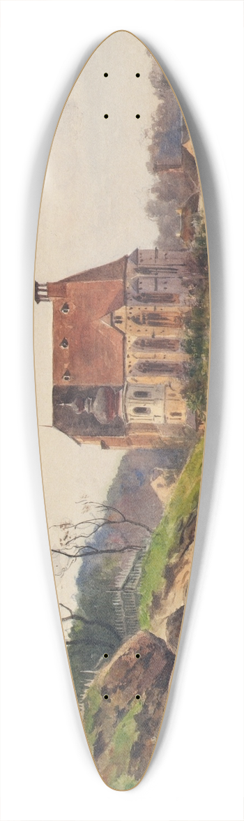 Vincenz Havlicek - Aus Mdling 39.3 inch art pintail longboard deck