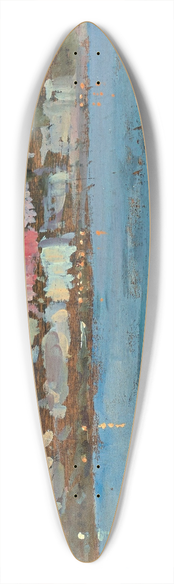 Vincenzo Caprile - Chioggia 39.3 inch art pintail longboard deck