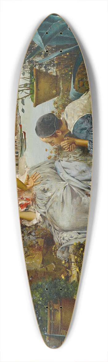 Vincenzo Irolli - The rejected inamorato 39.3 inch art pintail longboard deck