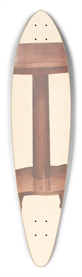 Violet Hartenstein - Round Top Table 39.3 inch art pintail longboard deck