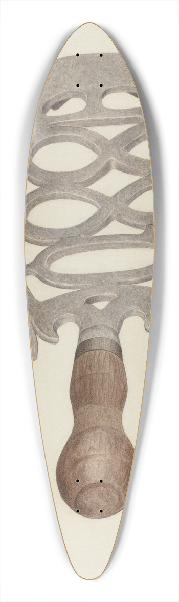 Violet Hartenstein - Trivet 39.3 inch art pintail longboard deck