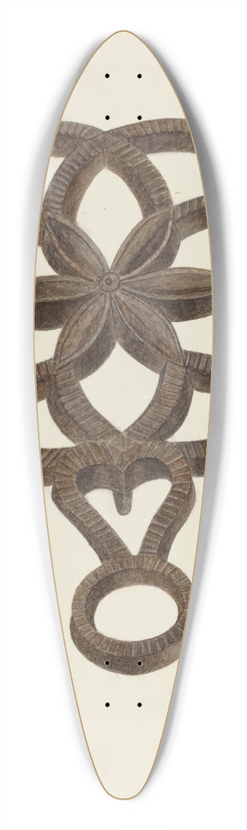 Violet Hartenstein - Trivet 39.3 inch art pintail longboard deck