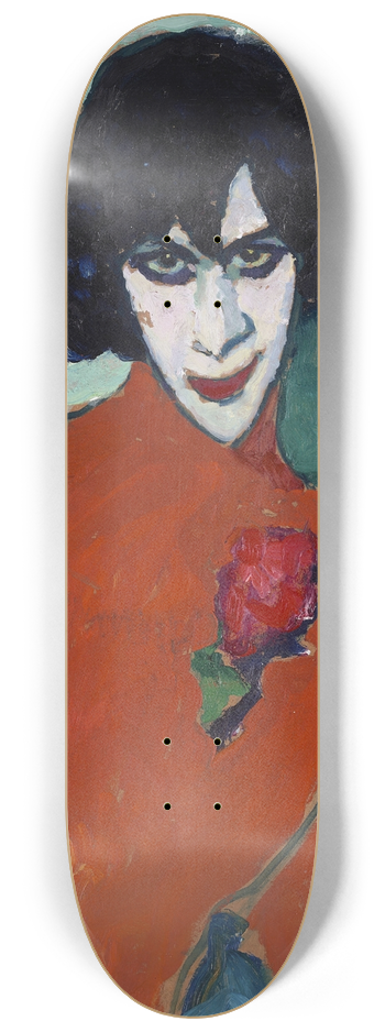 Alexej von Jawlensky - Portrait of the dancer Alexander Sacharoff 8.25 inch art skate deck