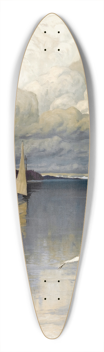 Vladimir Nikolaevich Fedorovich - Calm Waters 39.3 inch art pintail longboard deck