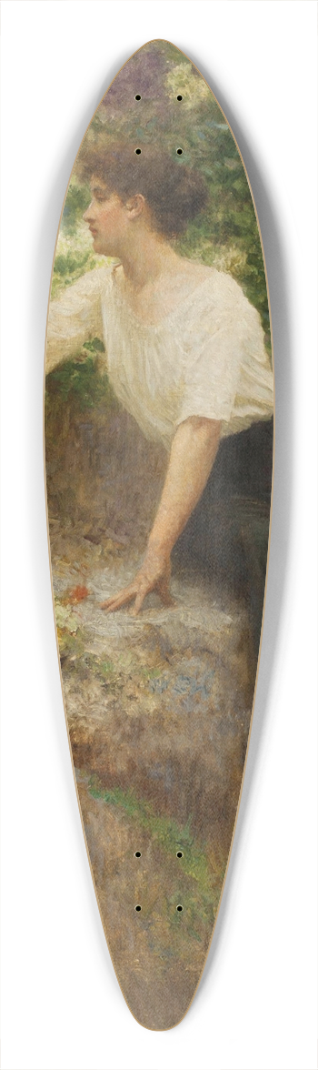 Vlaho Bukovac - In May 39.3 inch art pintail longboard deck
