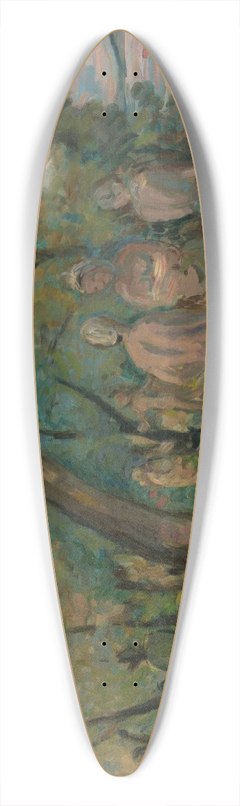 Wacaw Wsowicz - Painter and models 39.3 inch art pintail longboard deck