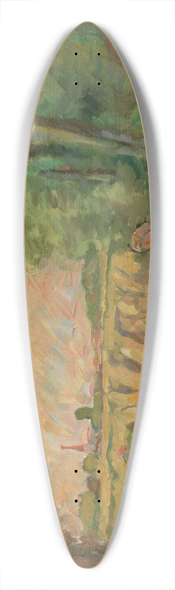 Wacaw Wsowicz - Pejza ze snopkami 39.3 inch art pintail longboard deck