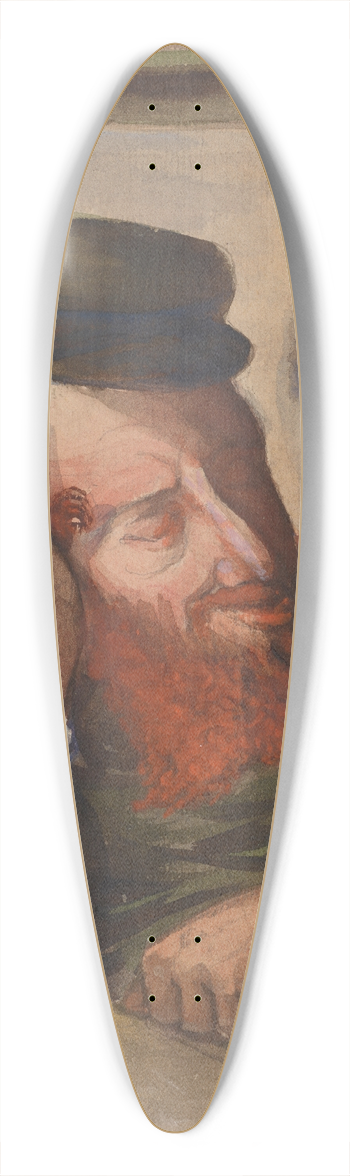 Wadysaw Oko - Dormant Lessee 39.3 inch art pintail longboard deck