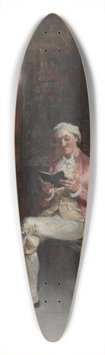 Walter Gay - A Philosopher 39.3 inch art pintail longboard deck