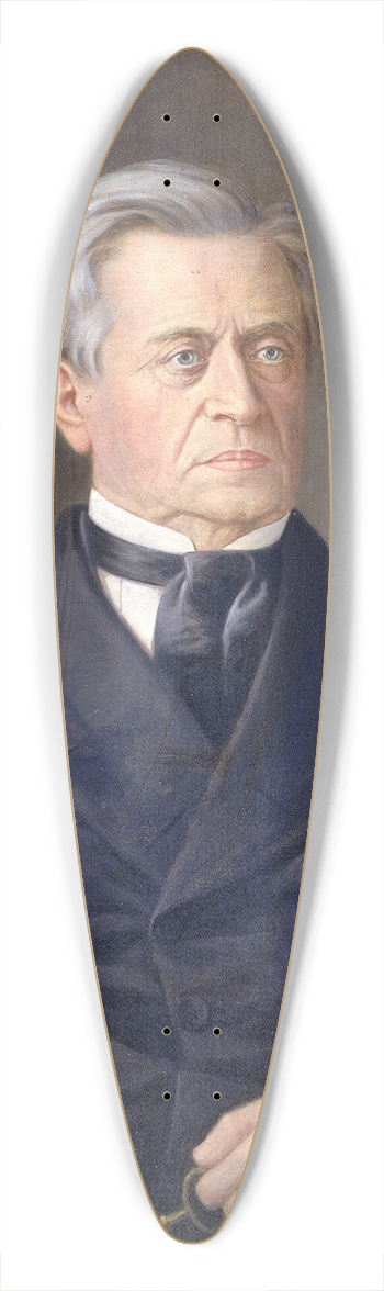 Walter Ingalls - Joseph Henry 39.3 inch art pintail longboard deck