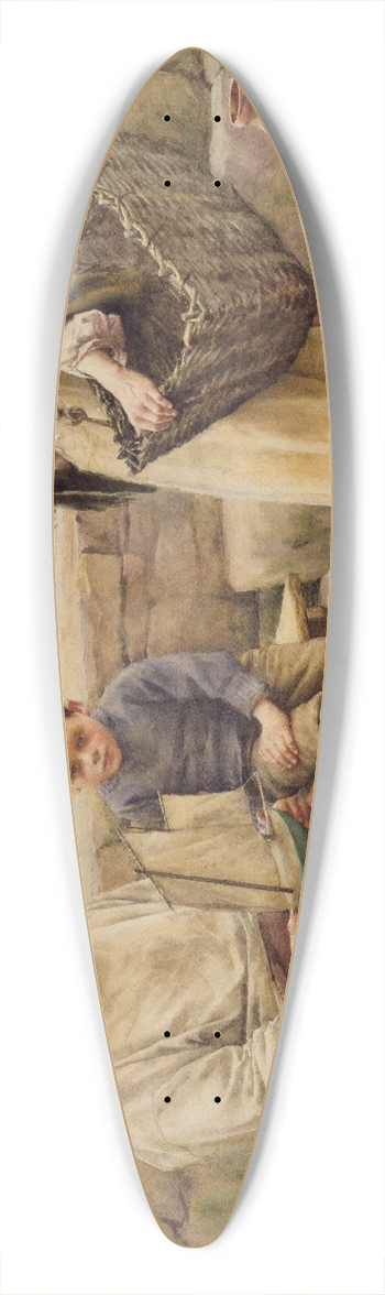 Walter Langley - Expert Opinion 39.3 inch art pintail longboard deck