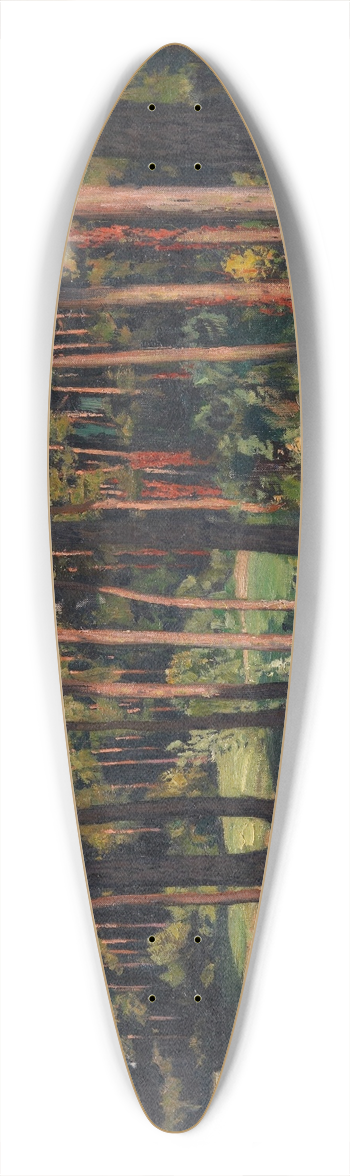 Walter Leistikow - Mrkische Landschaft 39.3 inch art pintail longboard deck