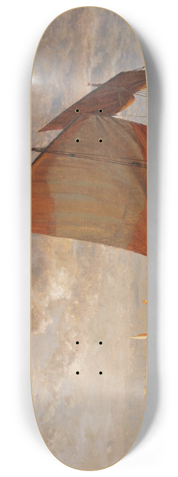 Gustav Schnleber - Venezianisches Fischerboot 8.25 inch art skate deck