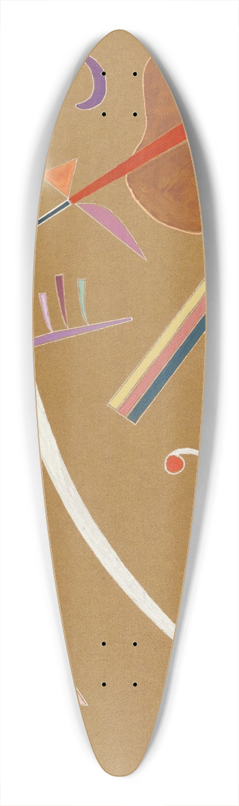 Wassily Kandinsky - Ohne Titel (Untitled) 39.3 inch art pintail longboard deck