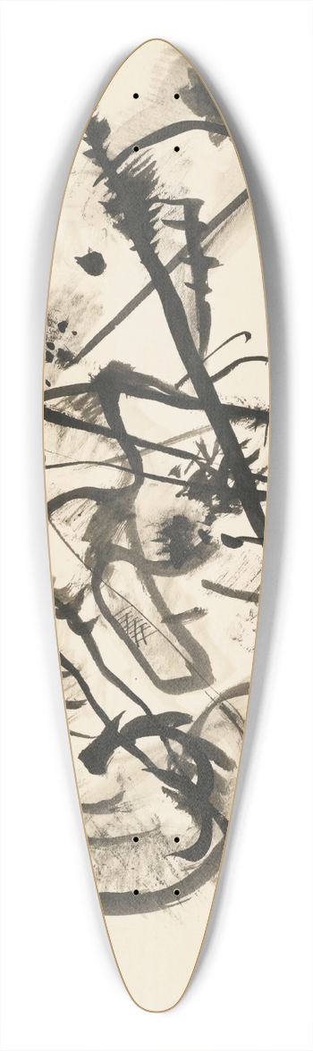 Wassily Kandinsky - Ohne Titel (Untitled) 39.3 inch art pintail longboard deck