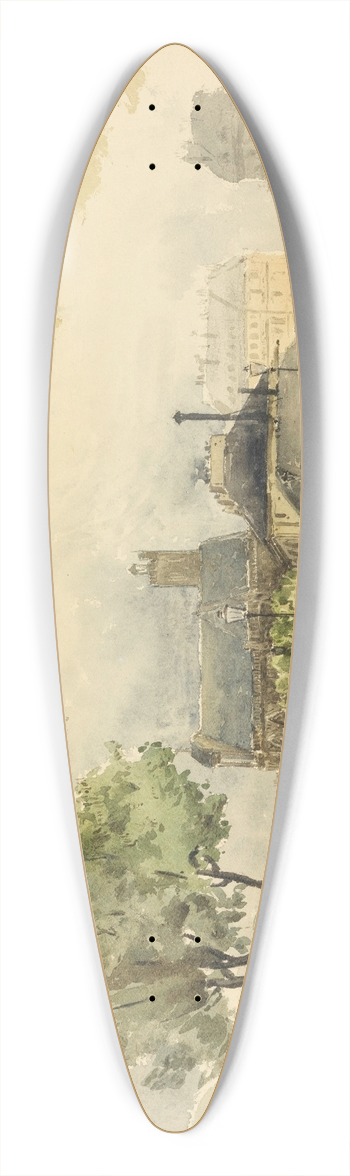 Whitney Warren Jr. - The Marque, Paris 39.3 inch art pintail longboard deck